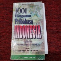Image of 1001 Himpunan Peribahasa Indonesia
