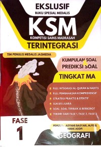 Image of BUKU SPESIAL MEDALIS KSM GEOGRAFI FASE 1