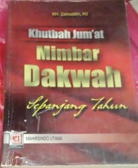 Image of Khutbah Jum'at Mimbar Dakwah Sepanjang Tahun