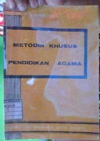 Image of METODIK KHUSUS PENDIDIKAN AGAMA